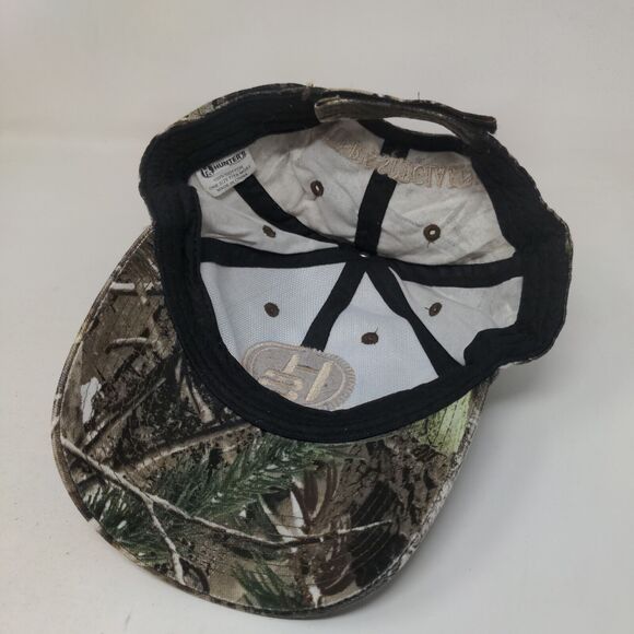 Hunter's Specialties Strapback Hat Camouflage OSFM Adjustable Embroidered Logo - Picture 6 of 7